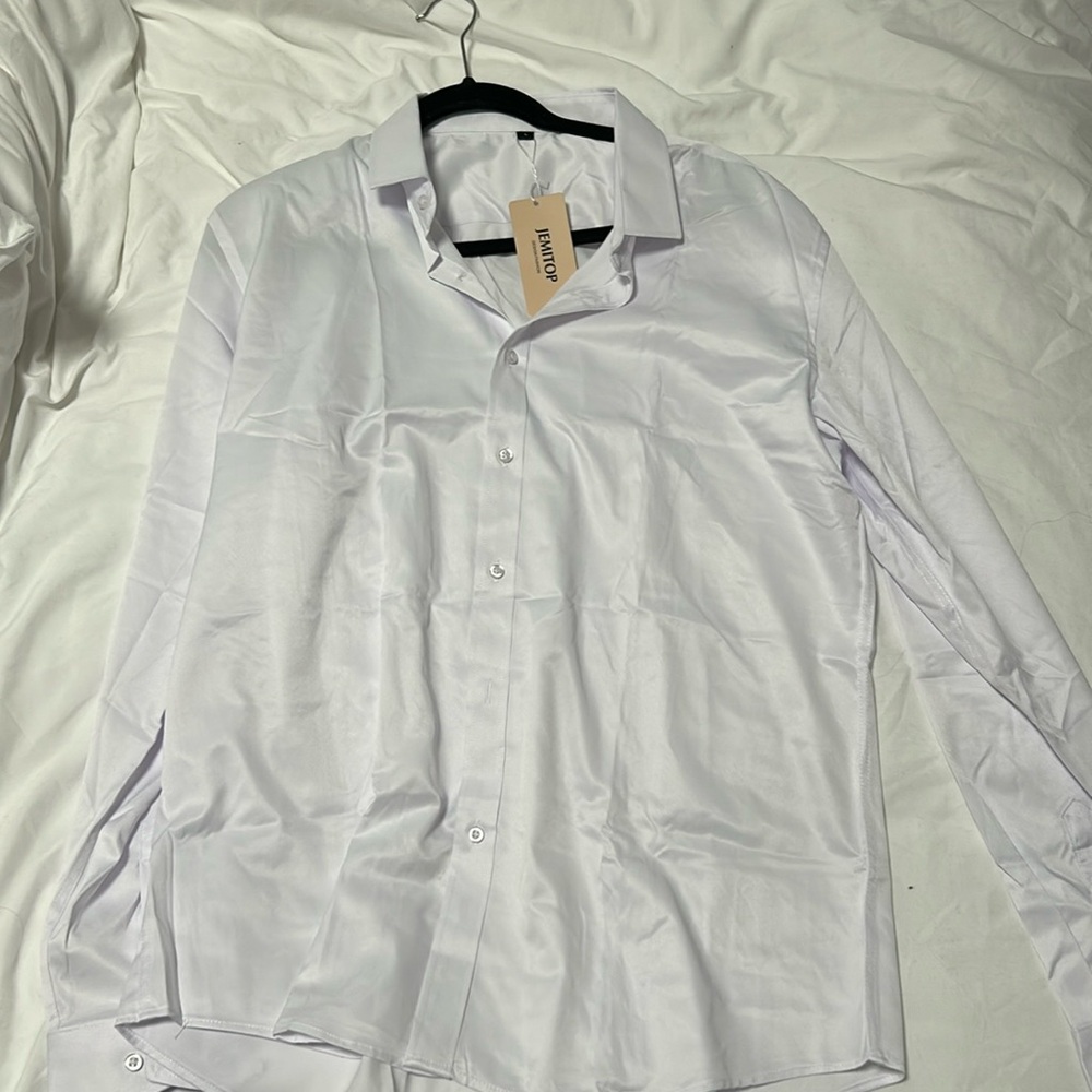 Never worn Large white button down